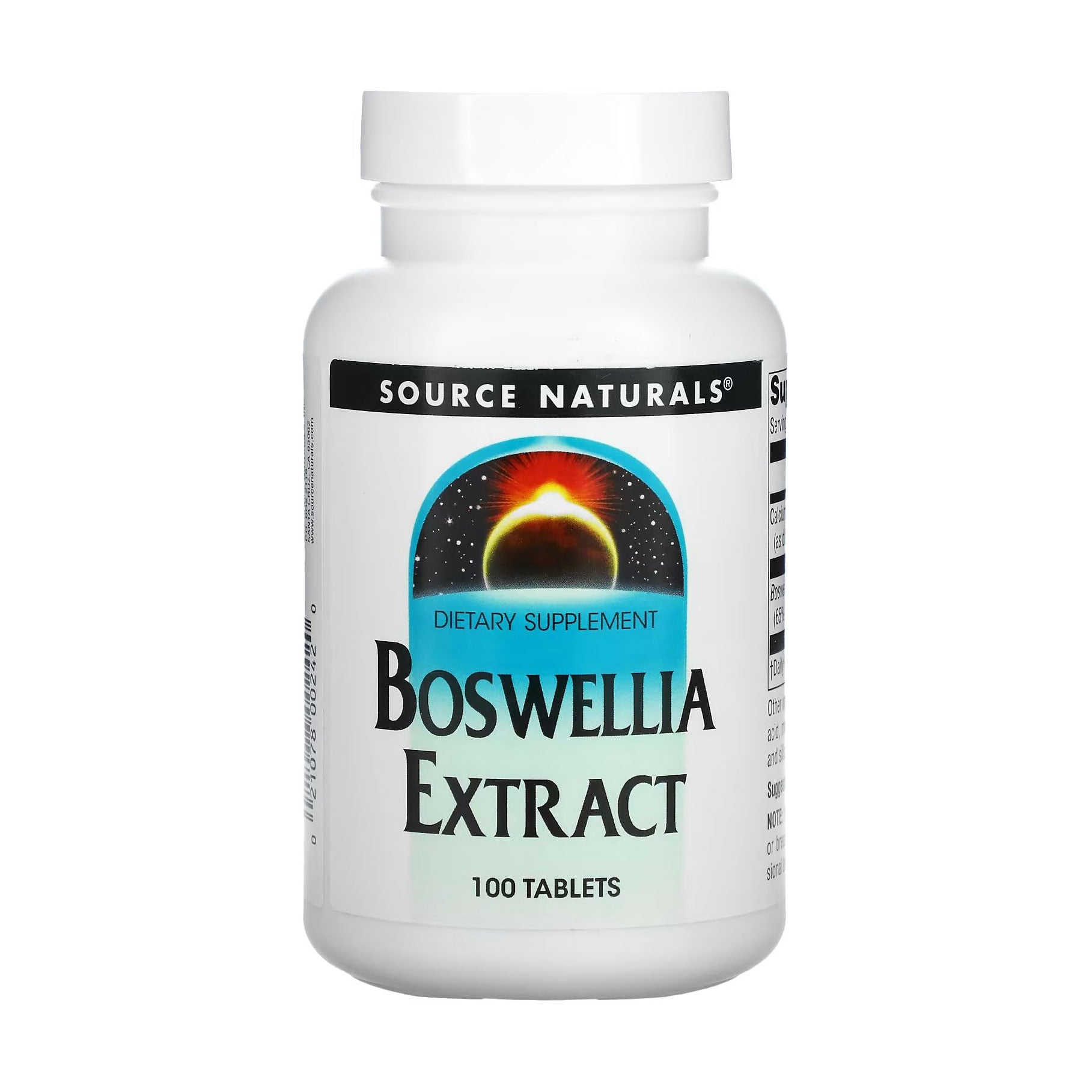 Екстракт босвелії Source Naturals Boswellia Extract, 100 таблеток